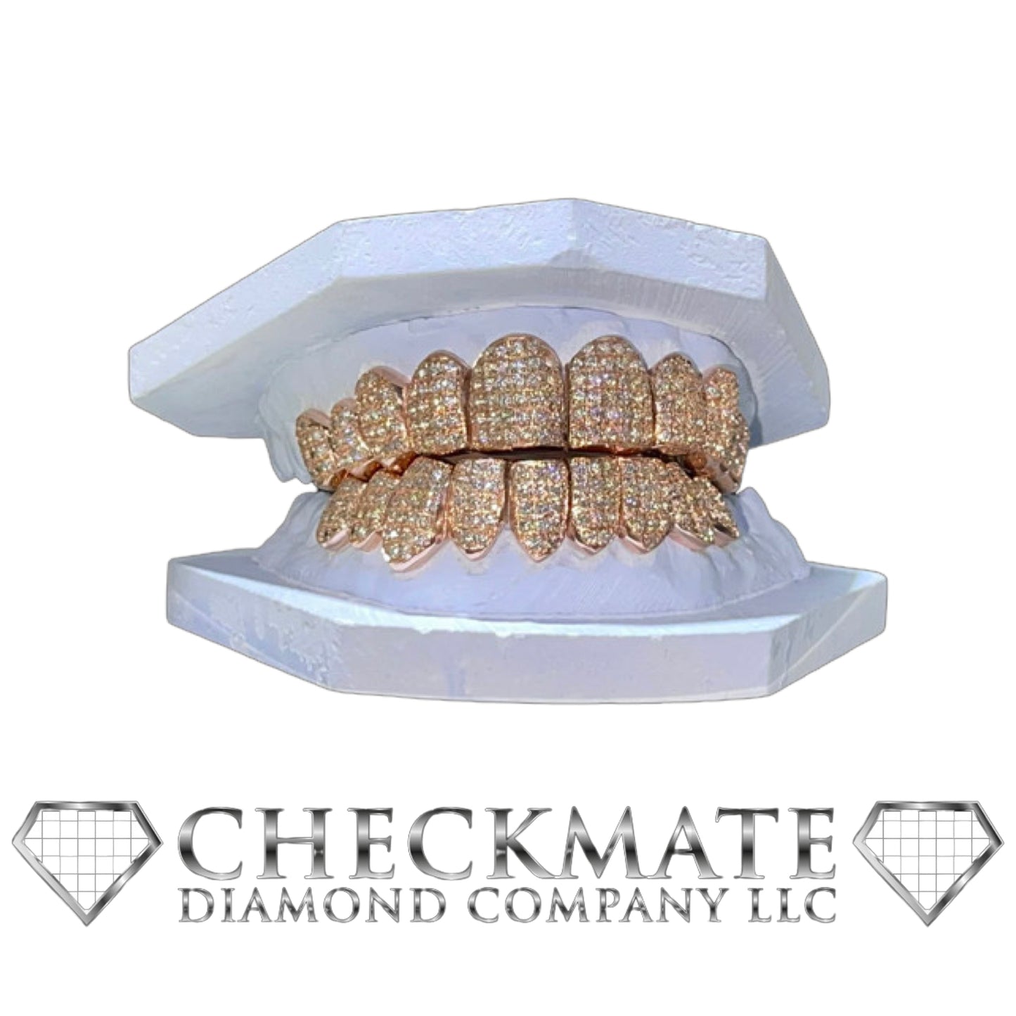 Stacked Diamond Set 10K